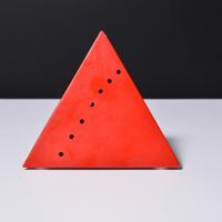 Lucio Fontana PIRAMIDE (Red) Sculpture - Sold for $5,440 on 10-26-2024 (Lot 276).jpg